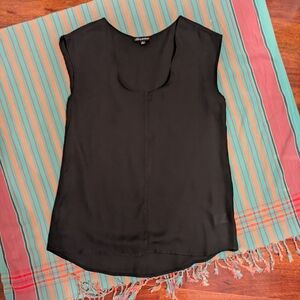 Shinestar Black Sleeveless Blouse